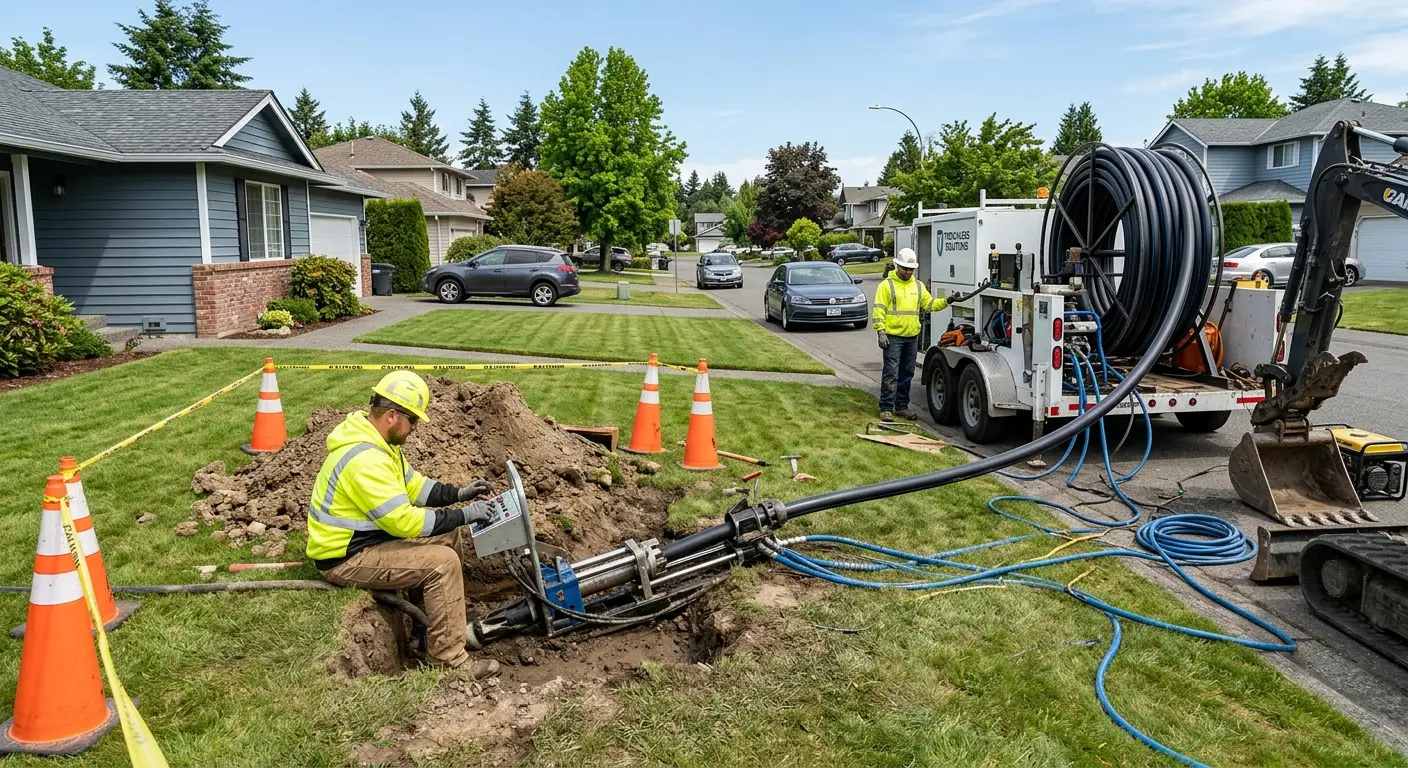 Sewer Line Repair in Columbia City, IN